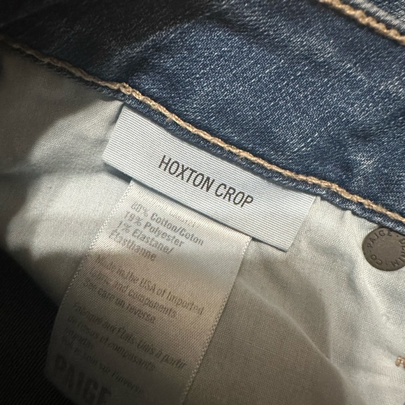 Paige skinny jean hoxton crop - Picture 5 of 5